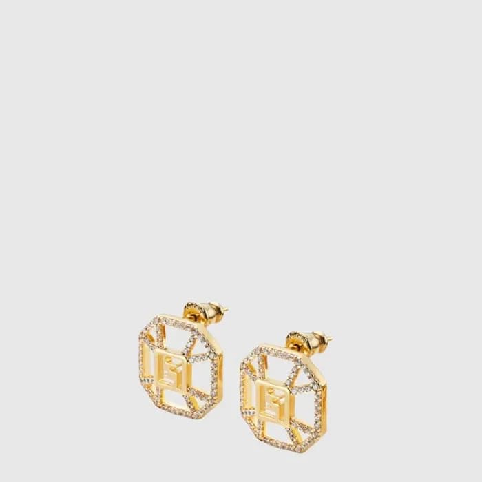 펜디 여성 FF 이어링 - Fendi Womens FF Earring - acc10148x - 1