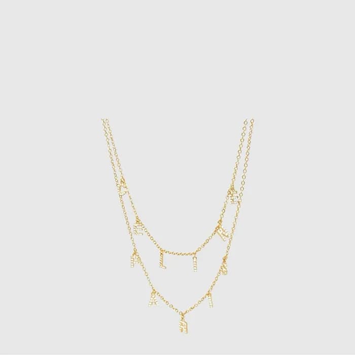 셀린느 여성 골드 네크리스 - Celine Womens Gold Necklace - acc10517x - 1