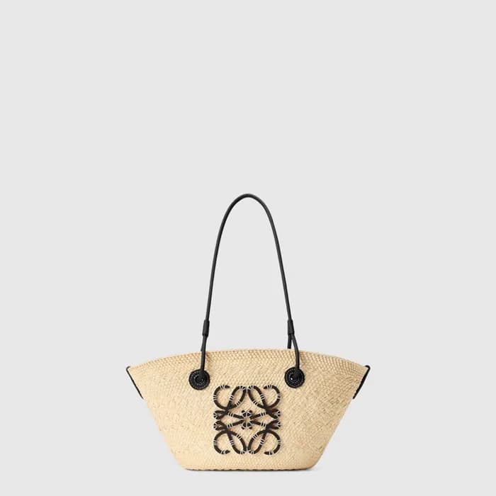 로에베 여성 스몰 애너그램 바스켓 백 - Loewe Womens Small Anagram Basket Bag - lob17314x - 1