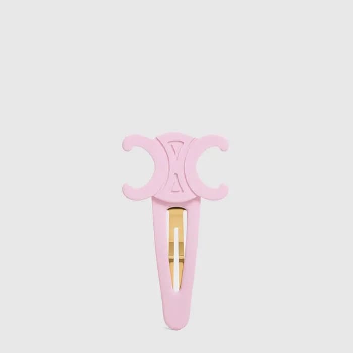 셀린느 여성 라지 트리옹프 스냅 헤어 클립 - Celine Womens Large Triomphe Snap Hair Clip - acc10639x - 1