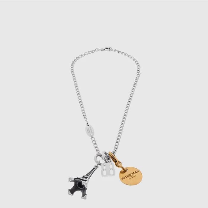 발렌시아가 남성 캐러셀 에펠 컬렉터 네크리스 - Balenciaga Mens Carousel Eiffel Collector Necklace - acc10982x - 1