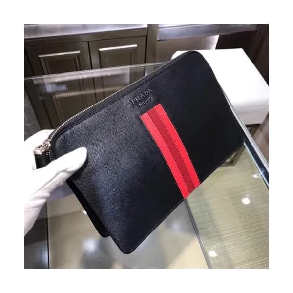 Prada Mens Clutch Bag,27CM - 프라다 남성용 클러치백 2VF056-4… - 1