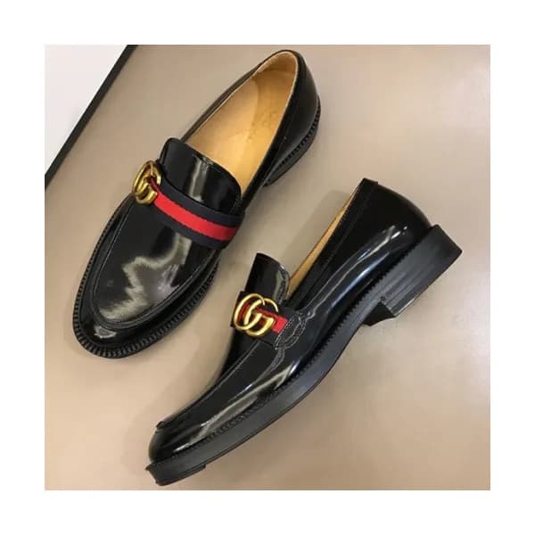 GUCCI 2018 MENS STRAP LEATHER LOAFER - 구찌 남성 스트랩 … - 1