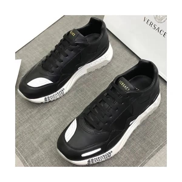Versace 2018 Mens Leather Running Shoes - 베르사체 남성 … - 1