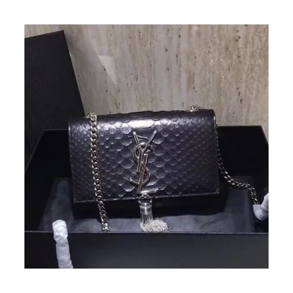 Saint Laurent Women Tassel Mini Chain Satchel Shou… - 1