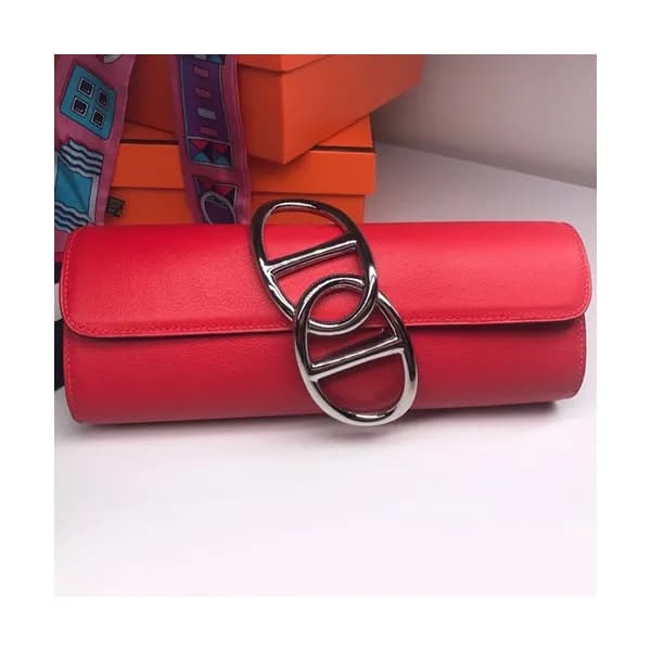 Hermes Egee Swift Leather Clutch Bag - 에르메스 에게 스위… - 1