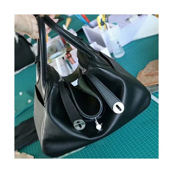 Hermes Lindy Swift Leather Tote Shoulder Bag ,26cm… - 1