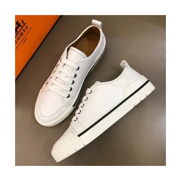 Hermes 2018 Mens Leather Sneakers - 에르메스 남성 레더 스니커… - 1