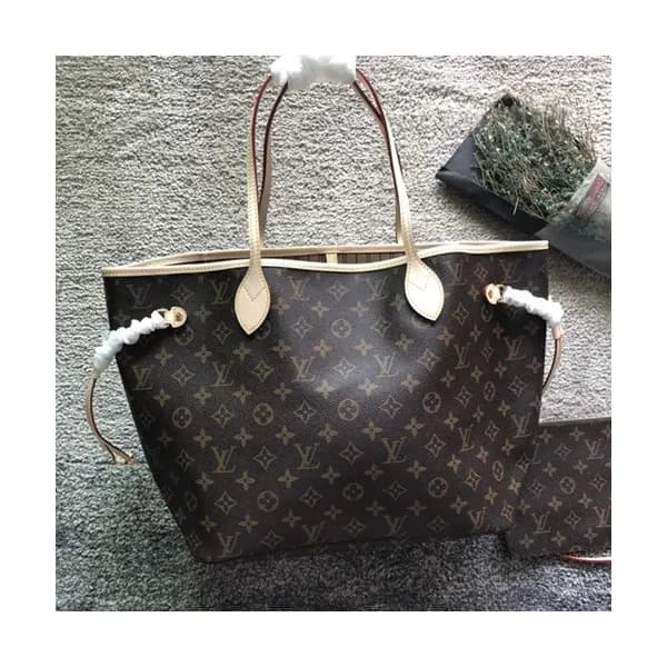 Louis Vuitton Never Full Monogram Tote Shoulder Sh… - 1