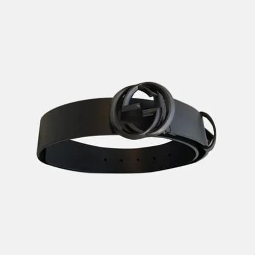 [매장판]Gucci 2019 Mens GG Buckle Leather Belt - 구찌 신… - 1