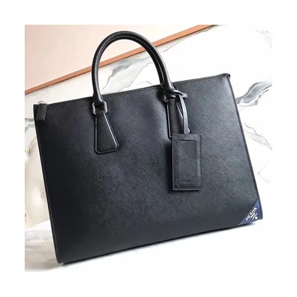 Prada 2018 Saffiano Mens Business Bag ,38CM - 프라다 … - 1