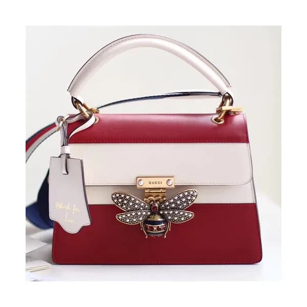 Gucci GG 2018 Queen Margaret Leather Tote Shoulder… - 1