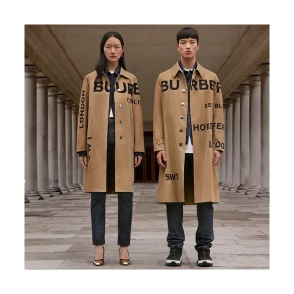 Burberry 2019 Mm/Wm Classic Logo Cotton Trench Coa… - 1