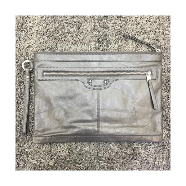 Balenciaga 2019 Leather Clutch Bag,37CM - 발렌시아가 20… - 1