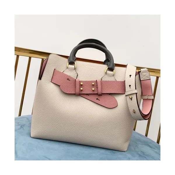 Burberry 2019 Leather Tote Shoulder Bag, 28cm - 버버… - 1