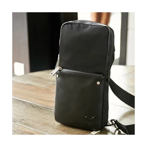 Fendi 2019 Nylon&Leather Bag Bugs Hip Sack ,30CM -… - 1