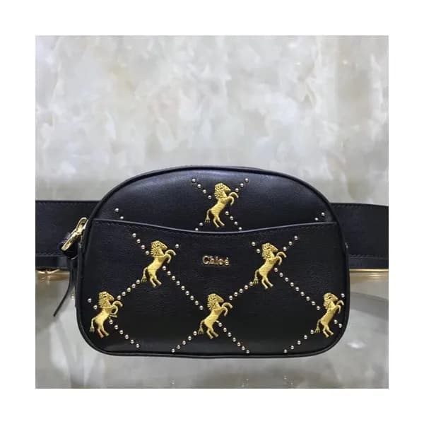 Chole 2019 Leather Belt Bag, 17.5cm - 끌로에 2019 여성… - 1