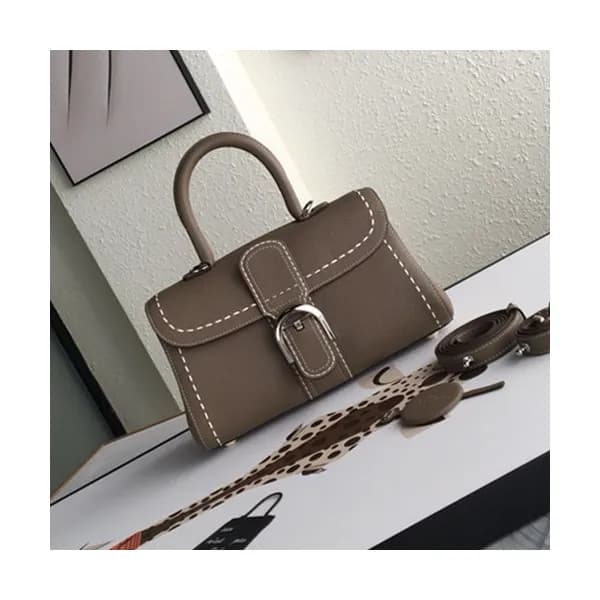 Delvaux 2019 Leather Tote Shoulder Bag,28s CM - 델보… - 1