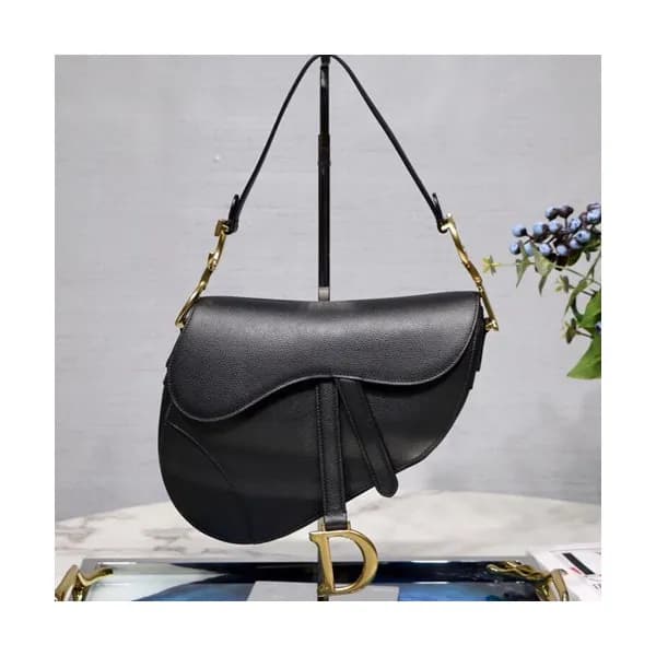 Dior 2019 Leather Saddle Shoulder Bag ,17/25.5CM -… - 1