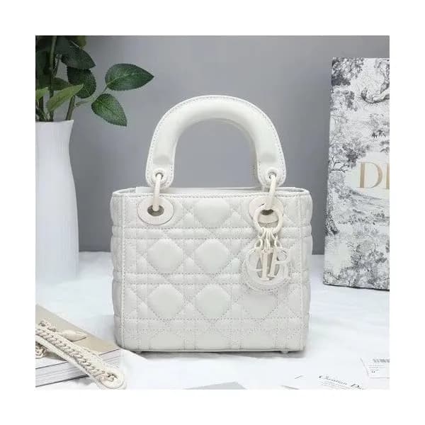 Dior 2019 Ultra-Matte Lady Tote Shoulder Bag,17CM … - 1