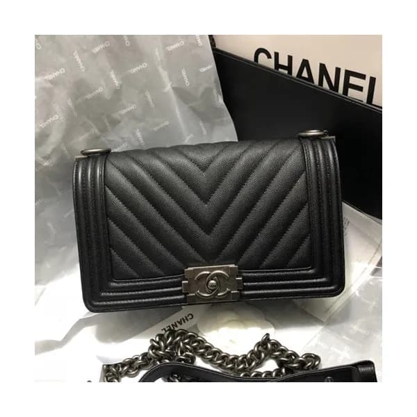 Chanel 2019 Leboy Chain Shoulder Bag,25CM - 샤넬 201… - 1
