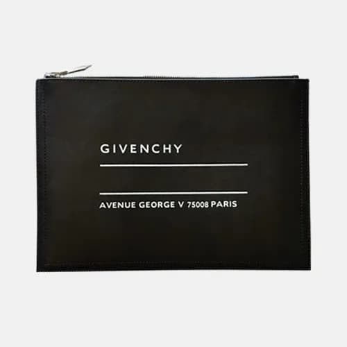 Givenchy 2019 Leather Clutch Bag - 지방시 2019 레더 남여공… - 1