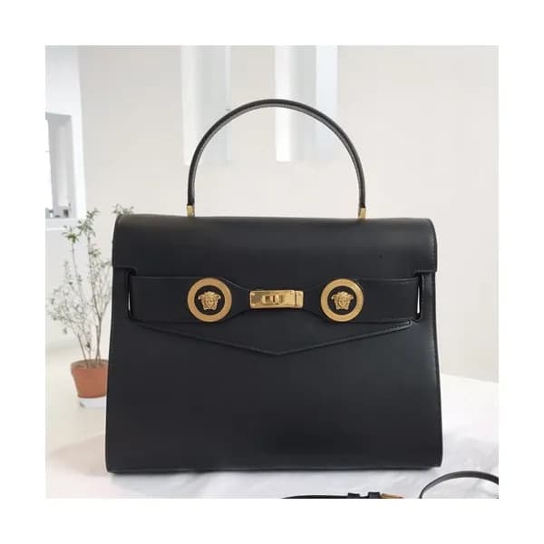 Versace 2019 Women Leather Tote Shoulder Bag,32CM … - 1