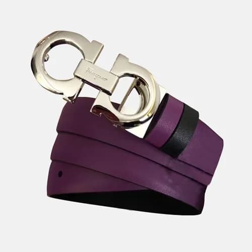 Salvatore Ferragamo 2019 Ladies Reversible Leather… - 1