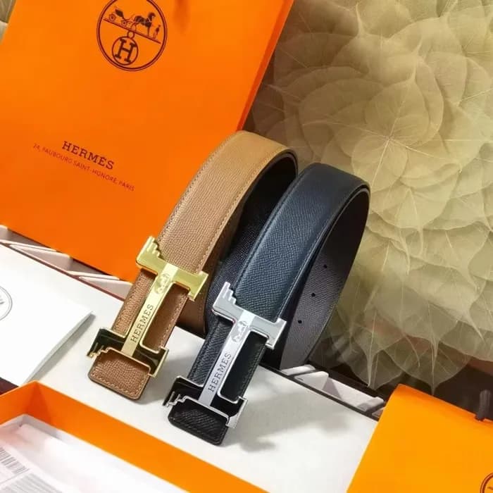 Hermes 2022 Mens Leather Belt - 에르메스 2022 남성용 레더 벨… - 1