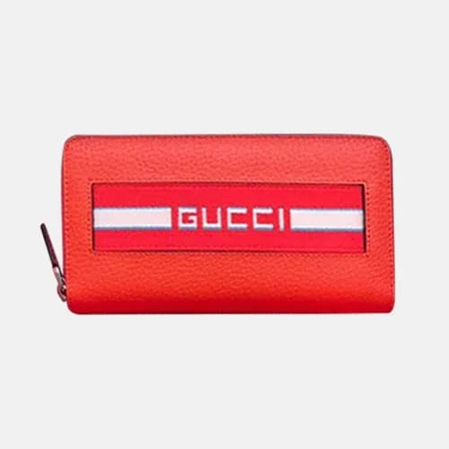 Gucci 2019 Stripe Leather Zip Wallet 459138 - 구찌 … - 1