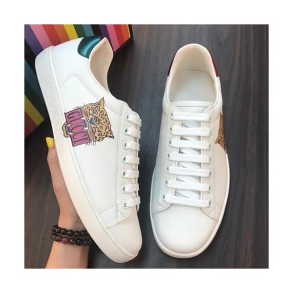 Gucci 2019 Mm/Wm Leather Sneakers - 구찌 2019 남여공용 레… - 1