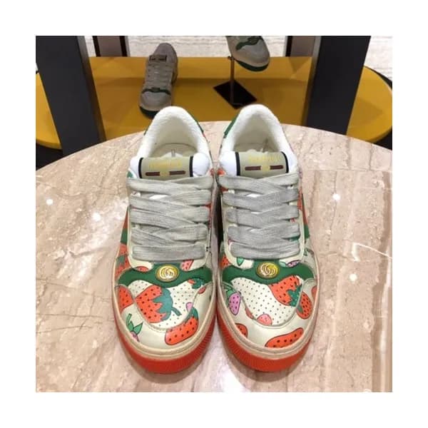 Gucci 2019 Ladies Leather Sneakers - 구찌 2019 여성용 레… - 1