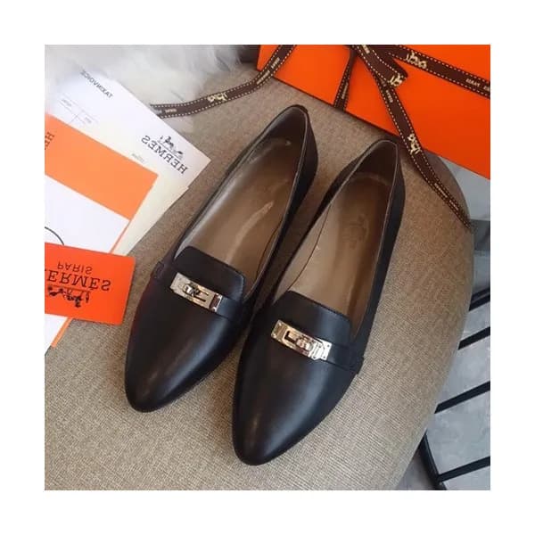 Hermes 2019 Ladies Leather Loafer- 에르메스 2019 여성용 레… - 1