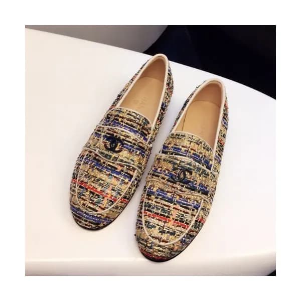 Chanel 2019 Ladies Tweed Loafer - 샤넬 2019 여성용 트위드 … - 1