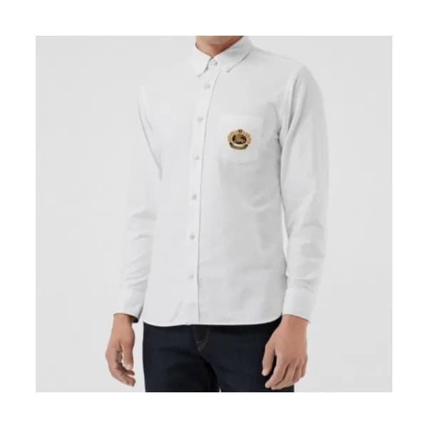 Burberry 2019 Mens Logo Slim Fit Cotton shirt - 버버… - 1