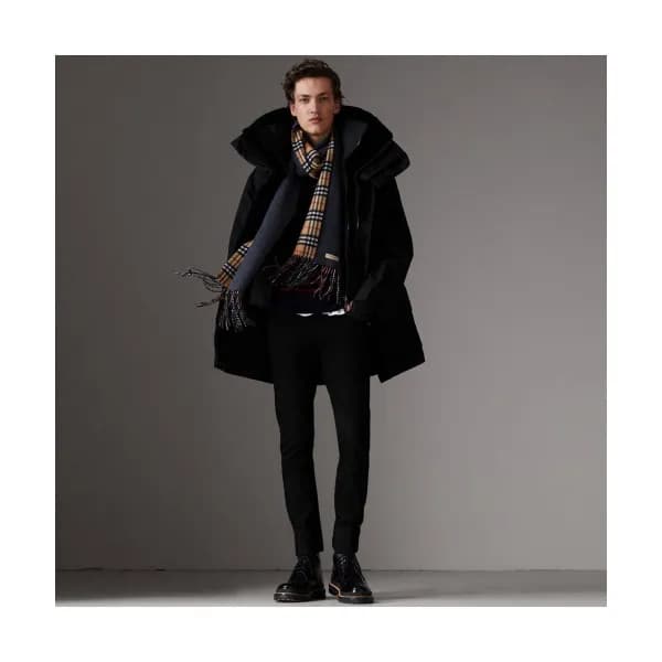Burberry 2019 Mens Logo Long Down Oversize Padding… - 1