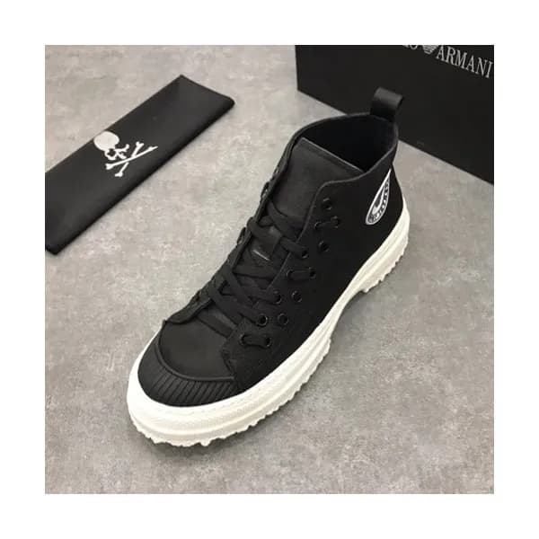 Armani 2019 Mens Leather Sneakers - 알마니 2019 남성용 … - 1