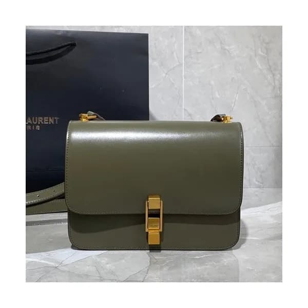 Saint Laurent 2019 Leather Carre Satchel Shoulder … - 1