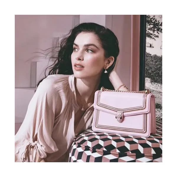 Bvlgari 2019 Serpenti Diamond Blast Chain Shoulder… - 1