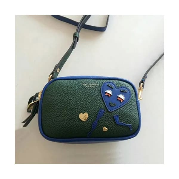 Tory Burch 2019 Leather Camera Shoulder Bag,17.5cm… - 1