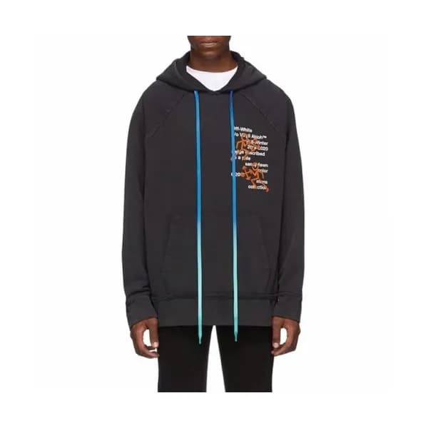 Off-white 2019 Mm/Wm Logo Cotton Oversize HoodT - … - 1