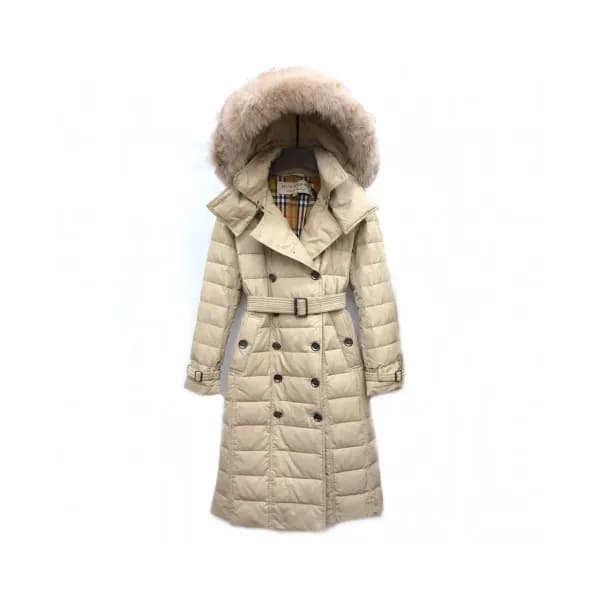 Burberry 2019 Womens Logo Goose Down Long Padding … - 1