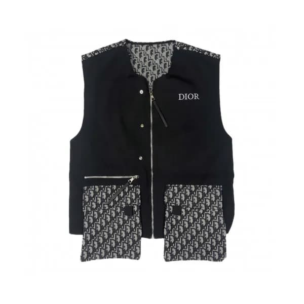 Dior 2019 Mens Logo Casual Linen Vest - 디올 2019 남성… - 1