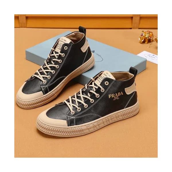 Prada 2019 Mens Leather Sneakers - 프라다 2019 남성용 레더… - 1