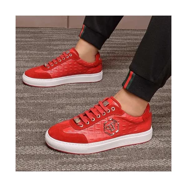 Philipp plein 2020 Mens Leather Sneakers - 필립플레인 … - 1