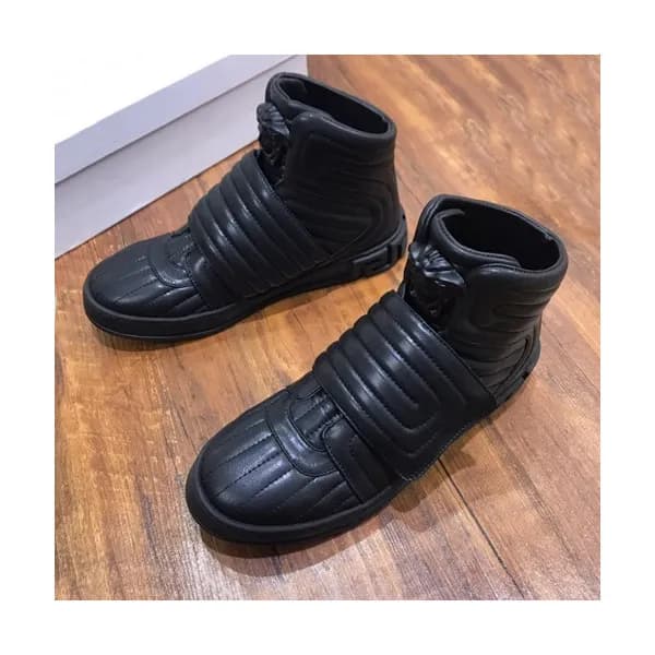 Versace 2020 Mens Leather Sneakers - 베르사체 2020 남성용… - 1