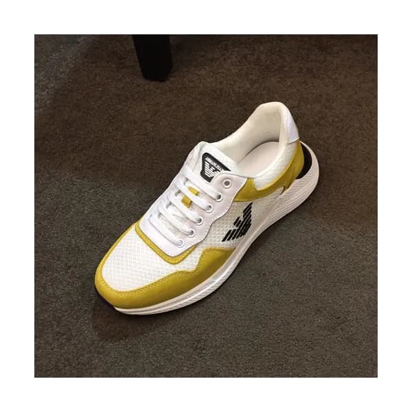 Armani 2020 Mens Leather Sneakers - 알마니 2020 남성용 … - 1