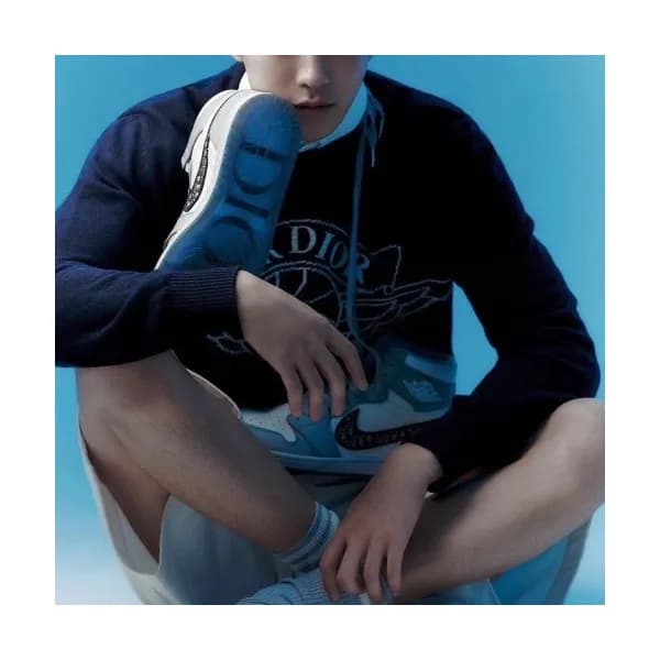 [디올]Dior 2020 Mens Retro Logo Crew-neck Sweaters -… - 1