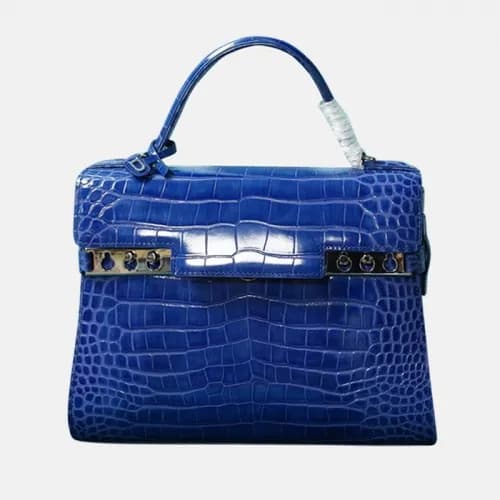 Delvaux 2020 Tempete Leather Tote Shoulder Bag,28C… - 1