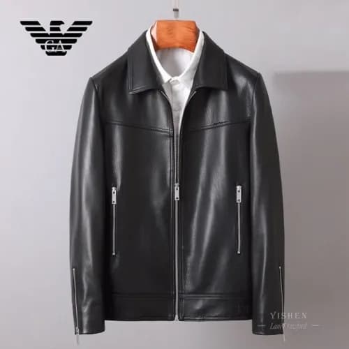 [알마니]Armani 2020 Mens Classic Leather Jackets - 알마… - 1